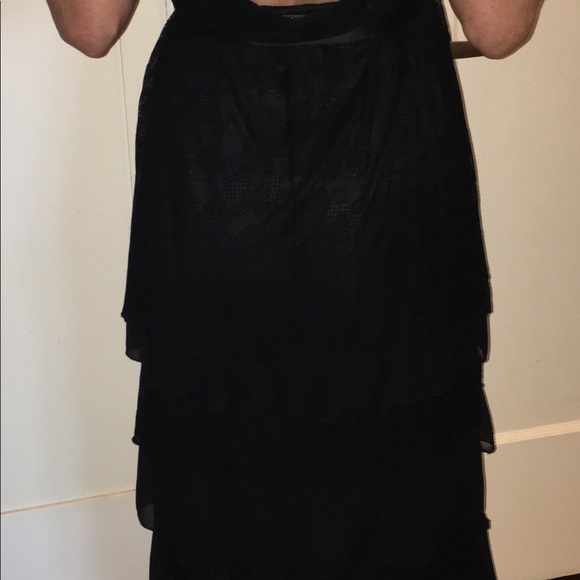 El Corte Ingles black evening dress size 44/ 10 - Picture 4 of 8